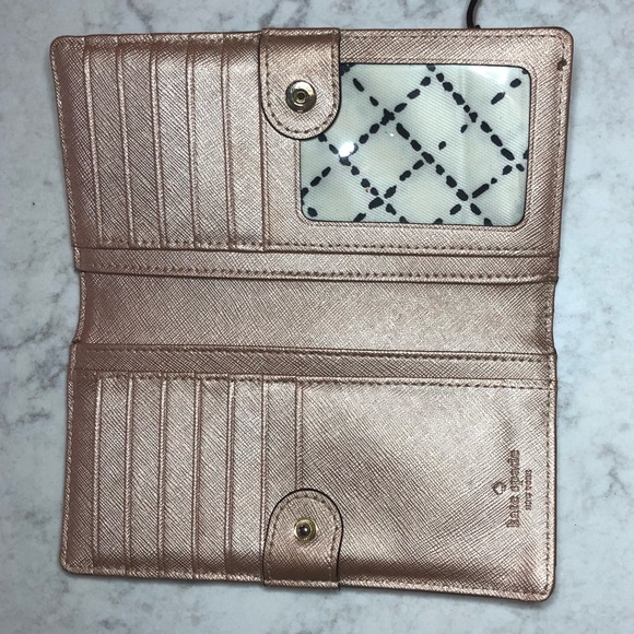 Kate Spade Rose Gold Wallet - Picture 2 of 3